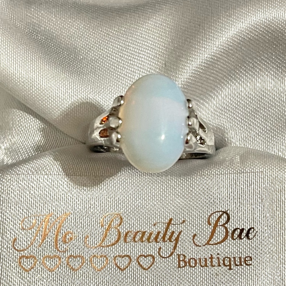 Silver Opalite Ring - image 1